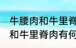 牛腰肉和牛里脊肉有什么不同 牛腰肉和牛里脊肉有何不同