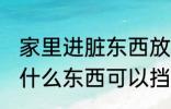 家里进脏东西放什么 家里进脏东西放什么东西可以挡住